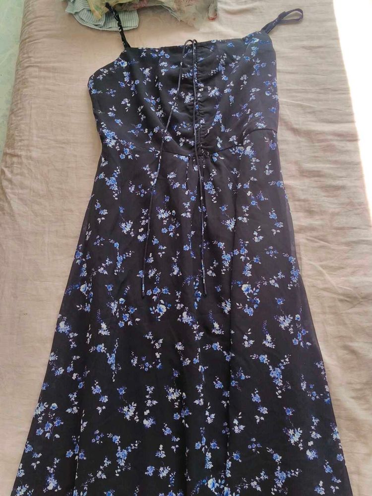 Maxi Navy Blue Dress