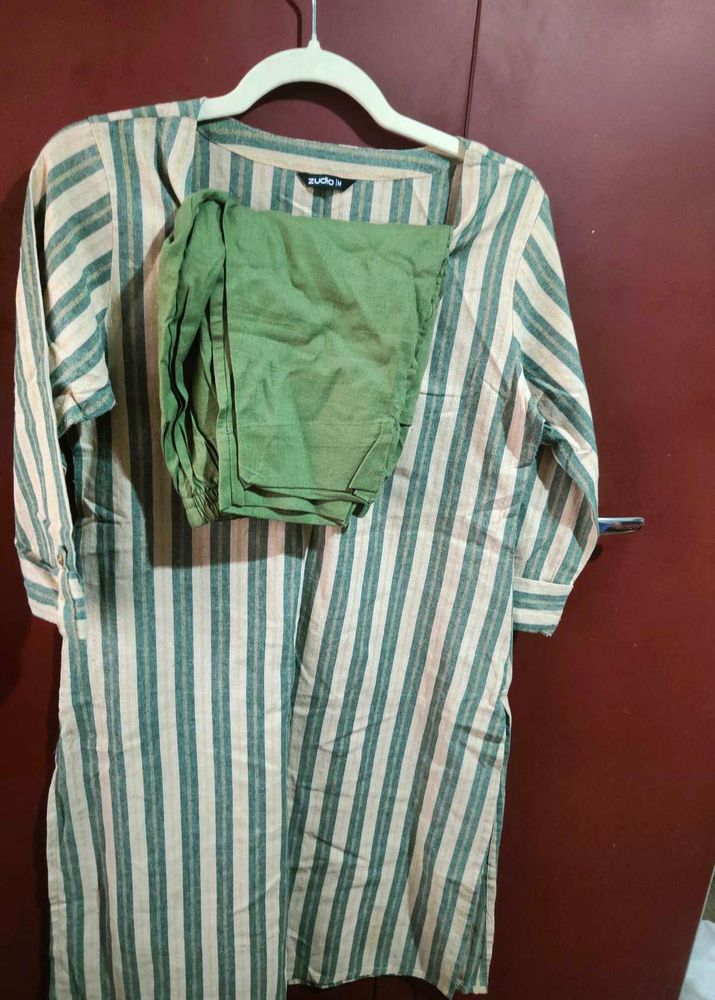 Striped Kurta Set