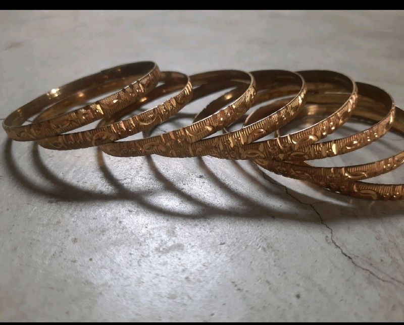 Golden Brass Chudiyan
