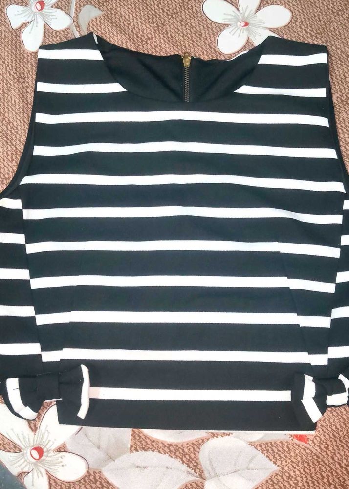 Striped Sleeveless Top