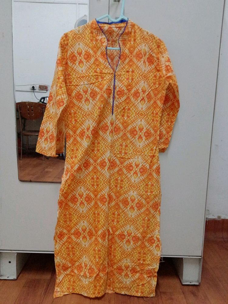 Orange Kurti
