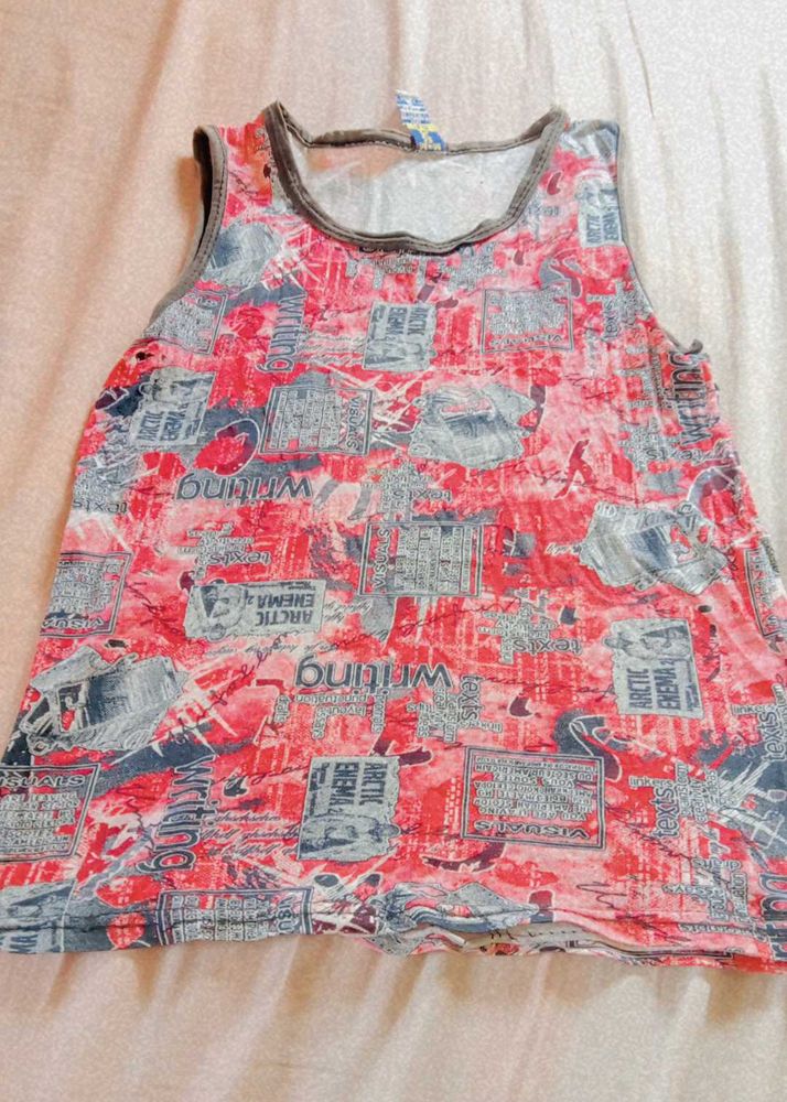 Patterned Tank Top