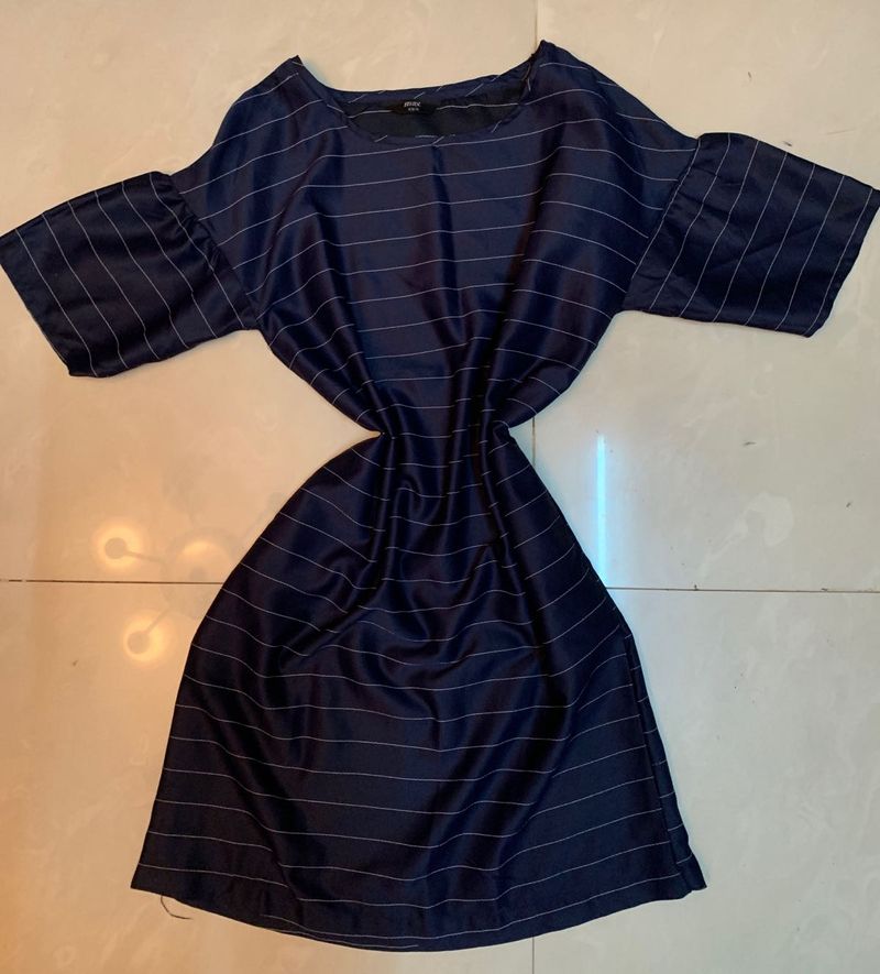 Striped Navy Dress
