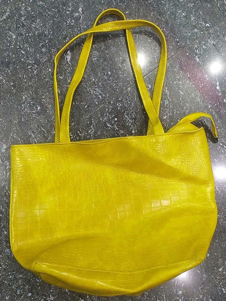 Yellow Tote Bag