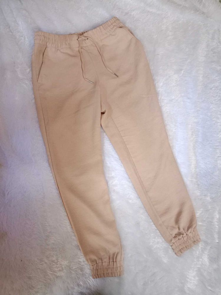 Beige Joggers
