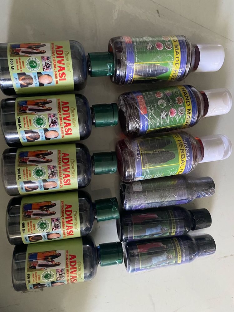 Adivasi Herbal Hair Oil -  Growth pack of 11