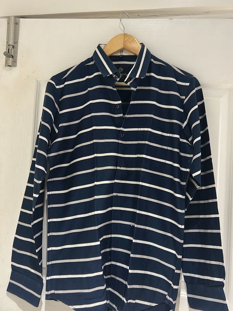 Formal Navy Blue Shirt