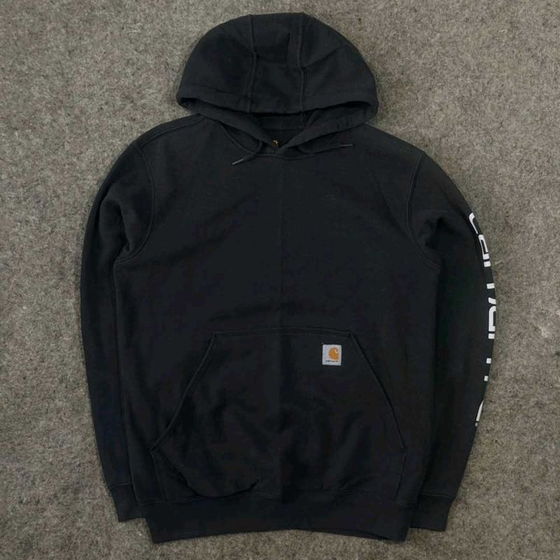 Carhartt Black Hoodie size:- M/L