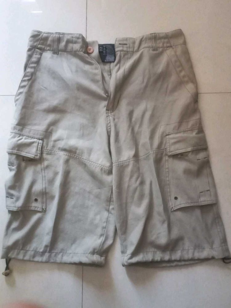 Khaki Cargo Shorts