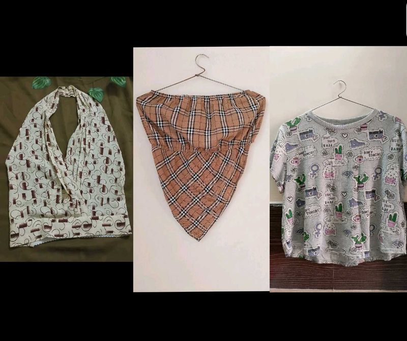 Combo Of Three Branded Tops.