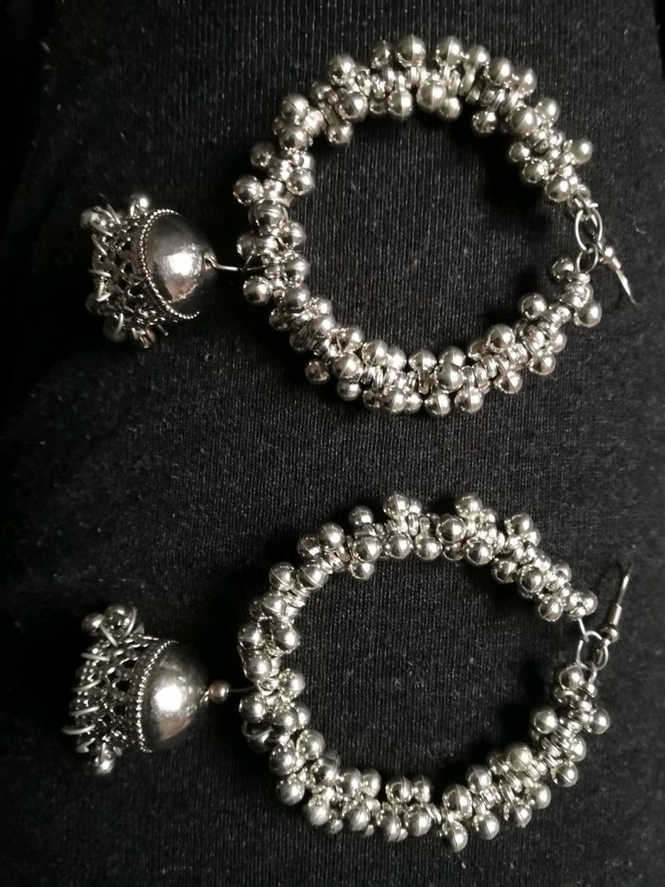 Oxidised Jhumka