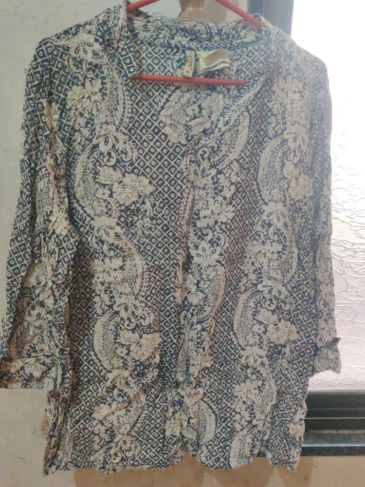Patterned short kurti