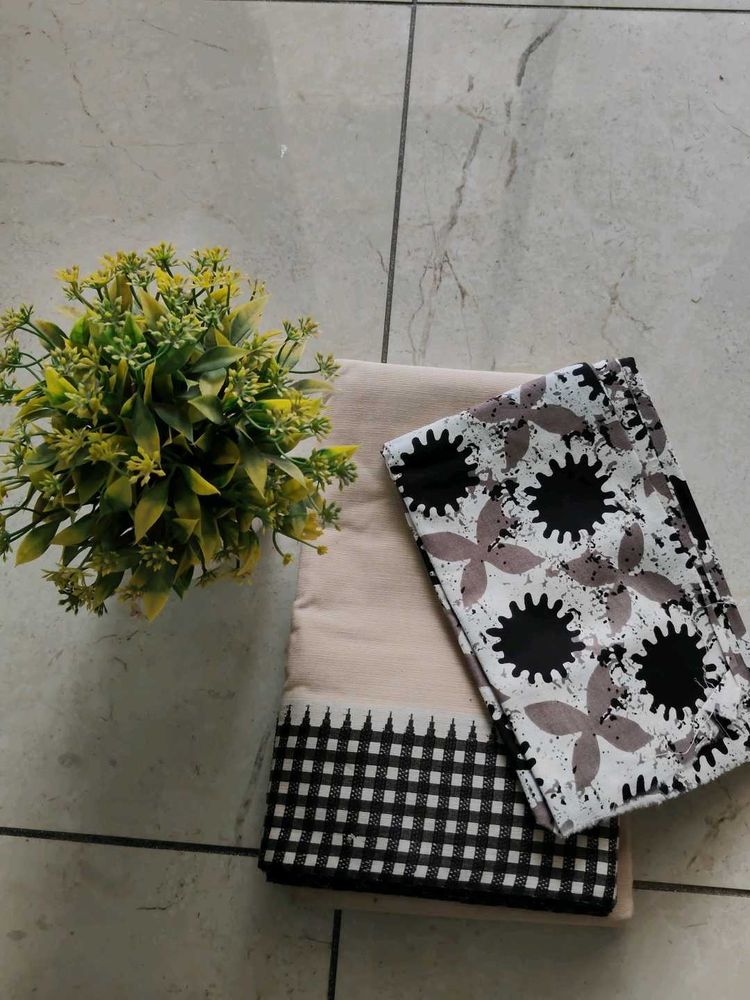 Pure Chettinad Cotton Saree With Blouse