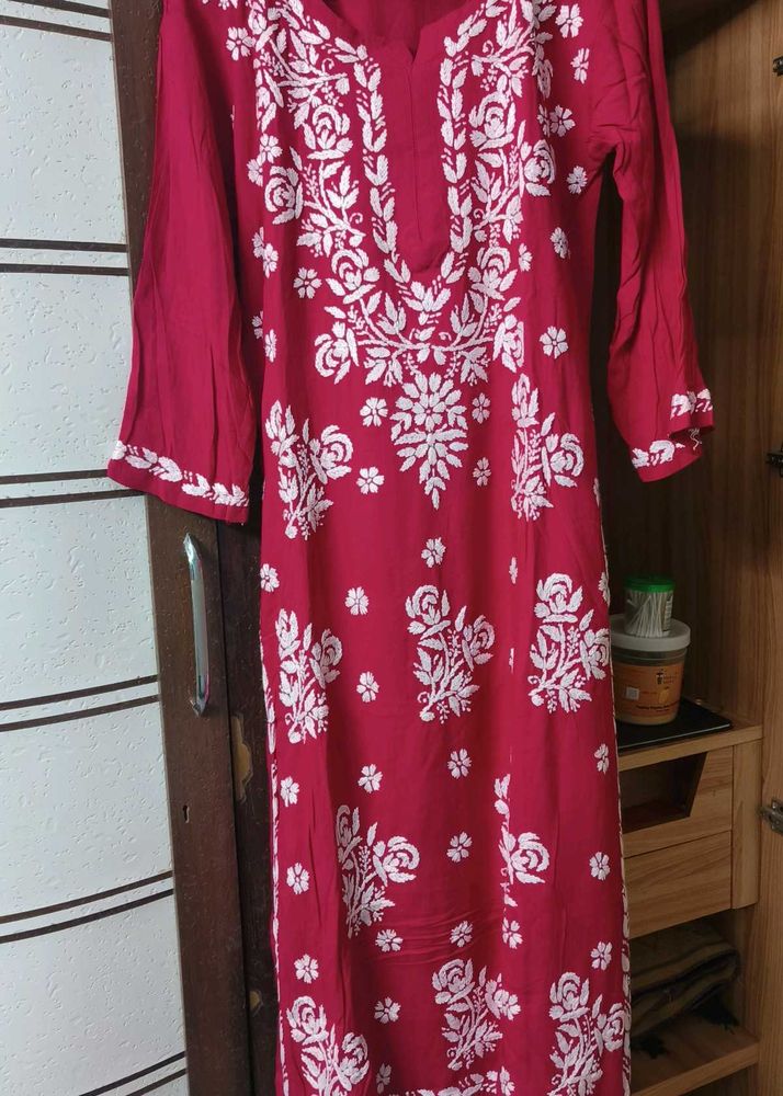 🔥 Sale 🔥New Luknowi kurti