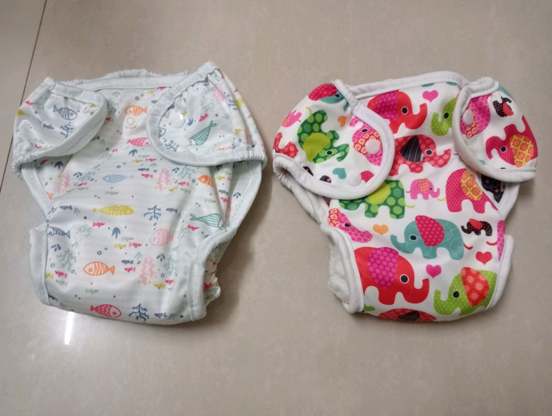 Baby reusable Cloth Diaper With Inserts