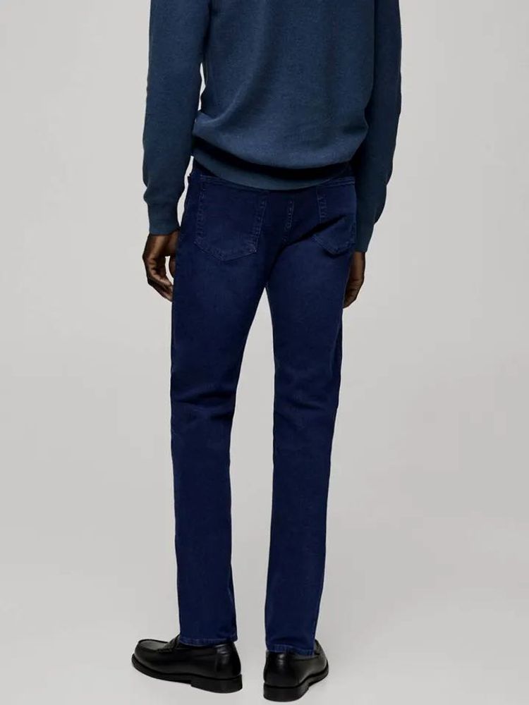 Mango Dark Blue Denim Jeans