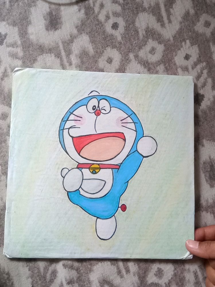 Cute Doremon Painting