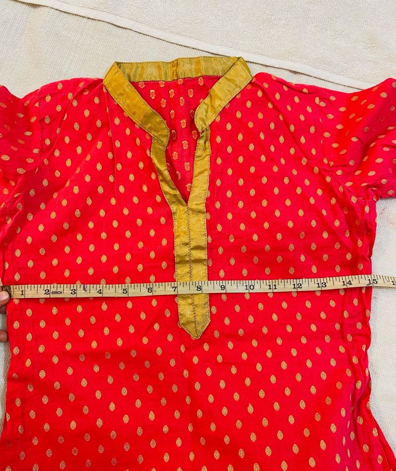PARTYWEAR PINK KURTA FOR WOMEN
