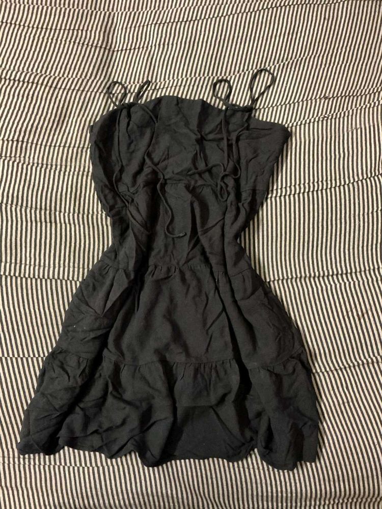 Black Tiered Sundress
