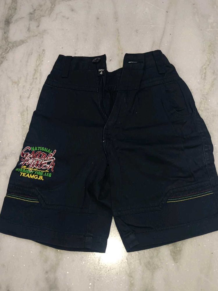 Boys And Girls Black Shorts