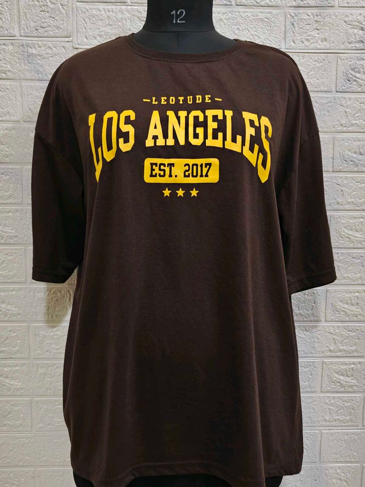 Brown Graphic T-Shirt