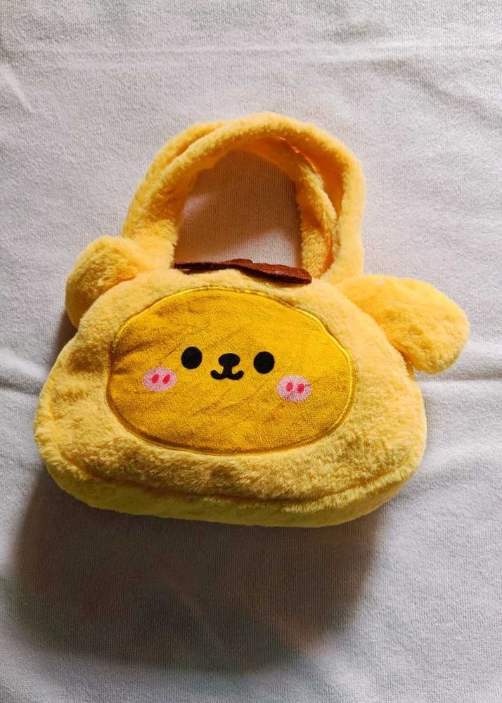 Adorable Pompompurin Plush Handbag