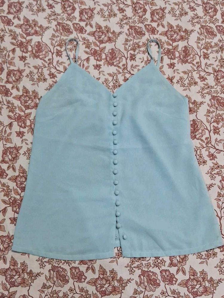 Cute Blue Cami Top Size S
