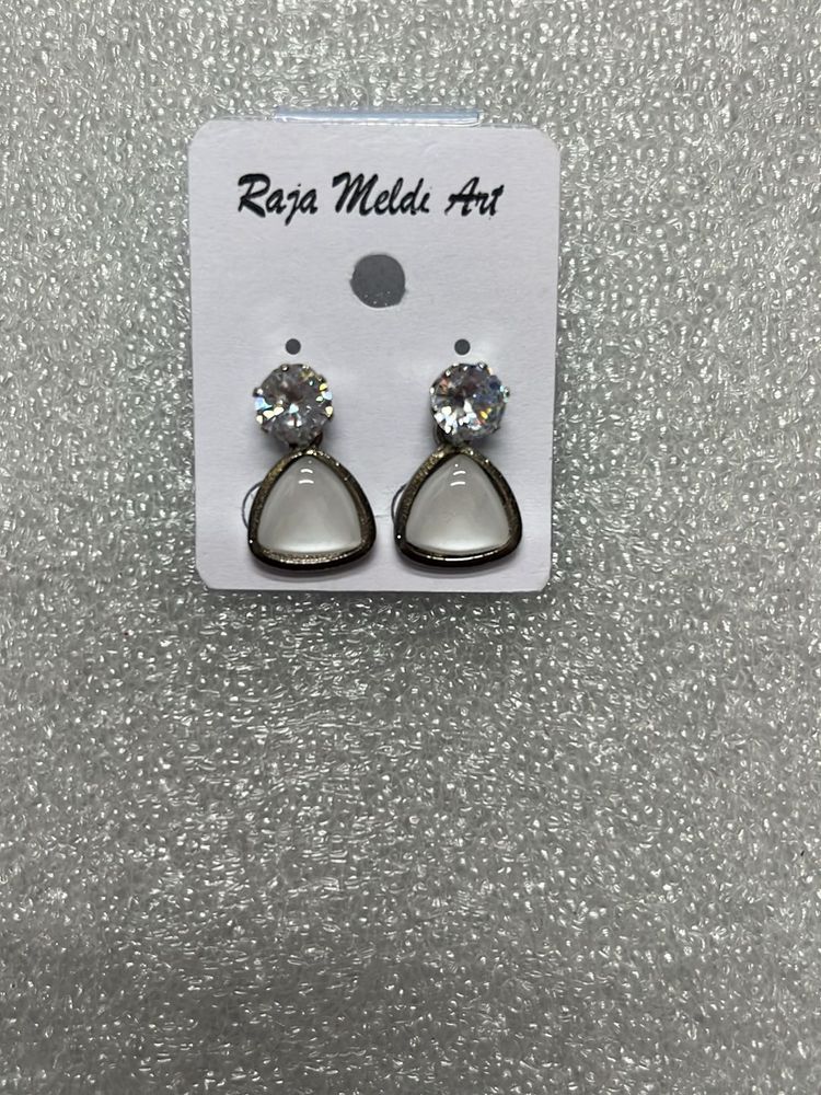 White AD Studs