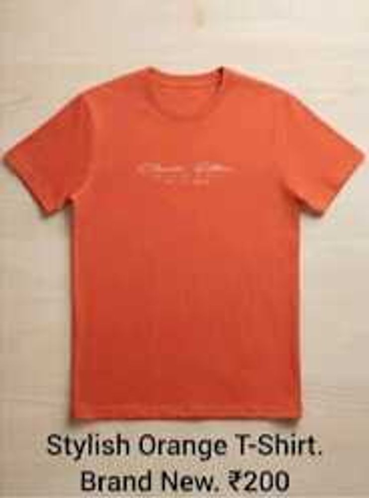 Orange Graphic Tee