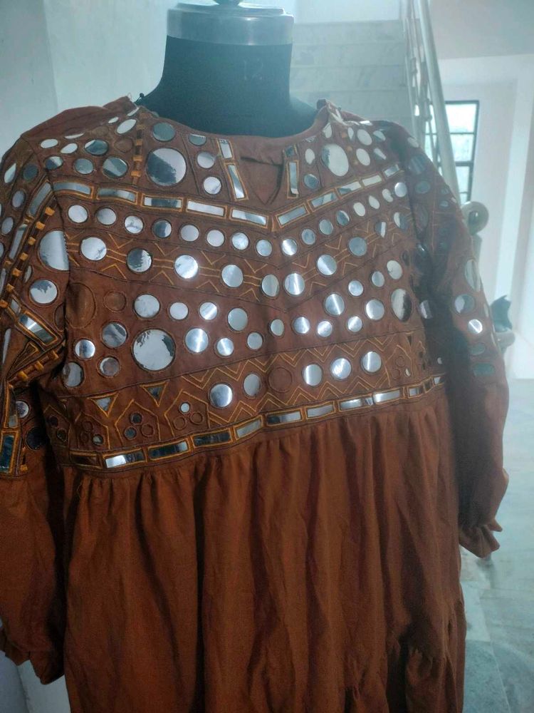 Mirrored Ethnic Top