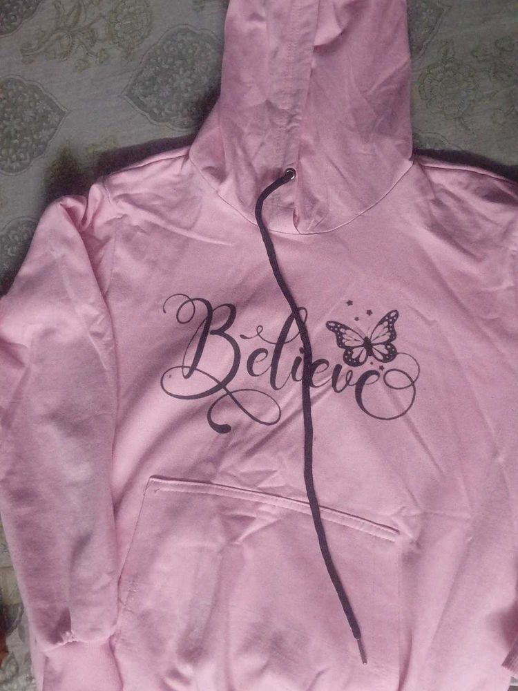 Pink Believe Hoodie
