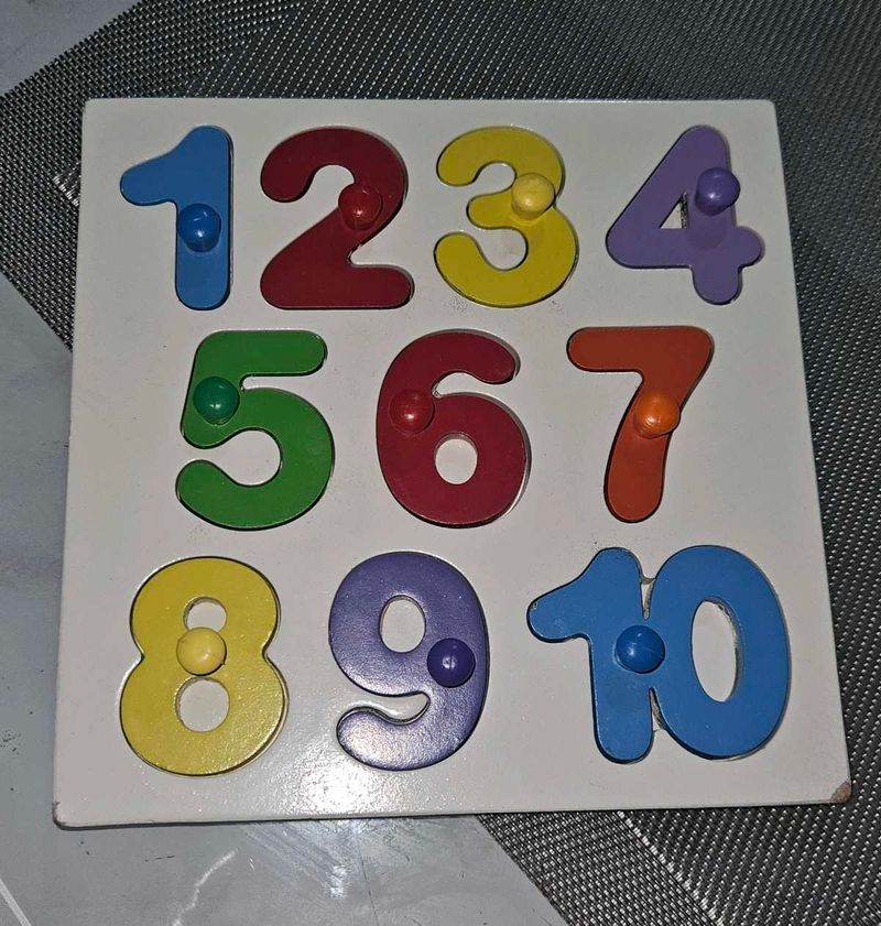 Early Learning Numbers Wooden Play N Learn