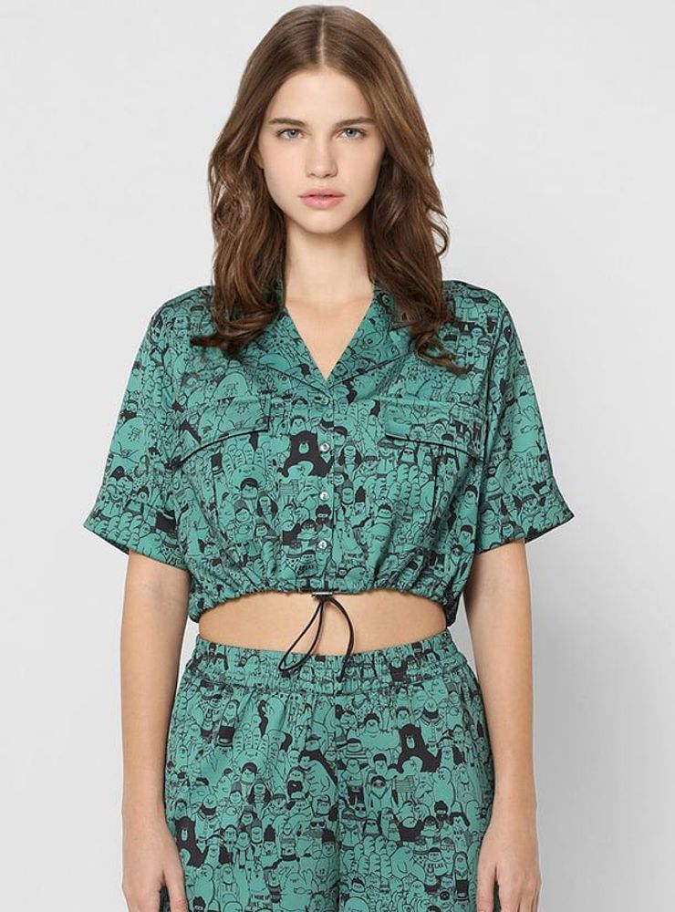 ONLY Printed Crop Top M size