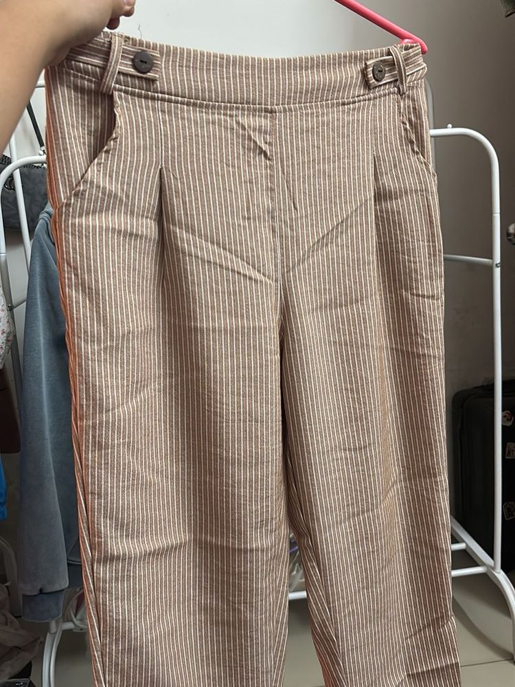 Striped Wide Leg Pants