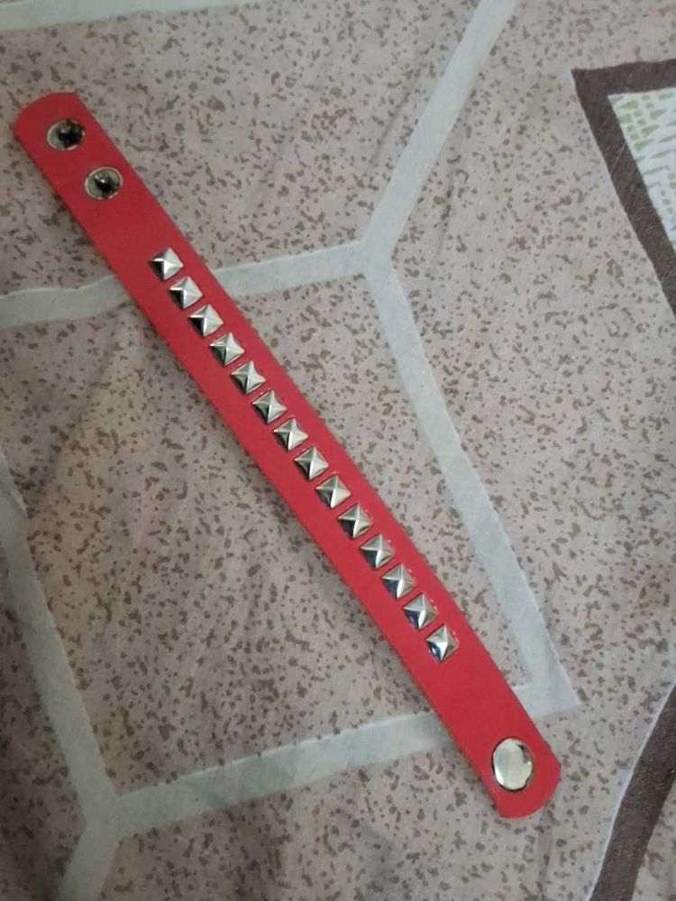 Red Studded Bracelet