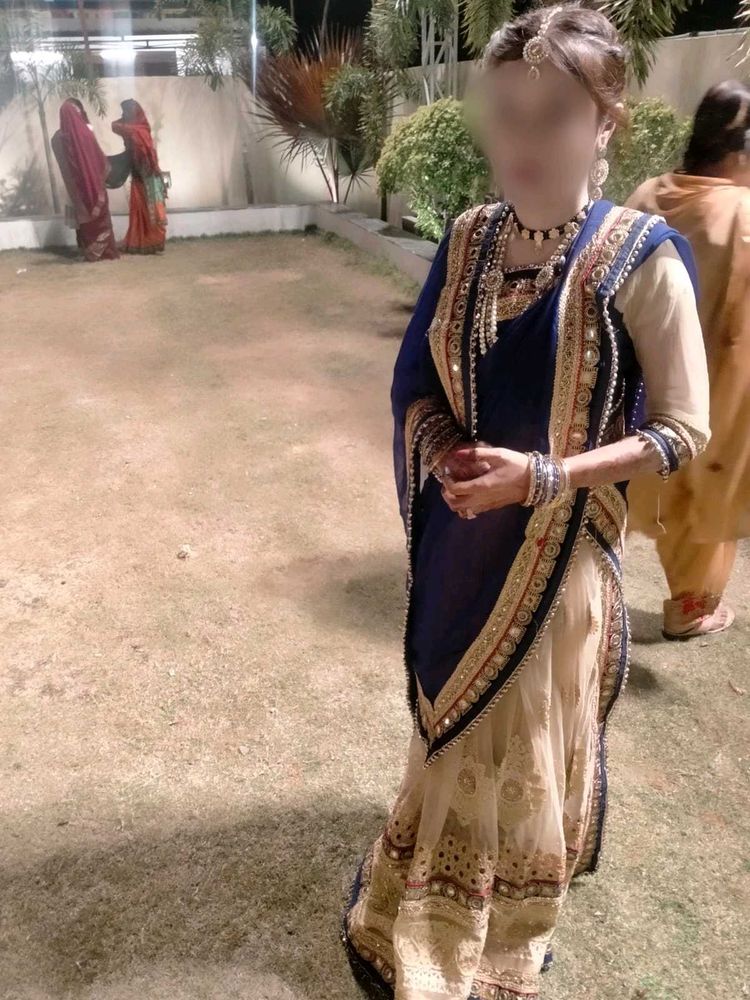 Lehnga Style  Designer Saree