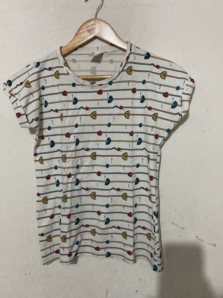 White T-shirt For Women