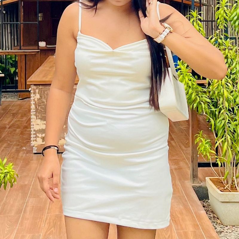 White Bodycon Mini Dress