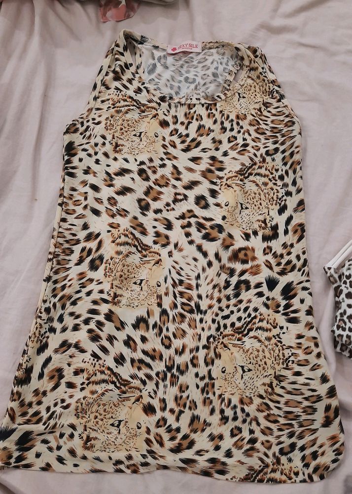 Leopard Print Tank Top