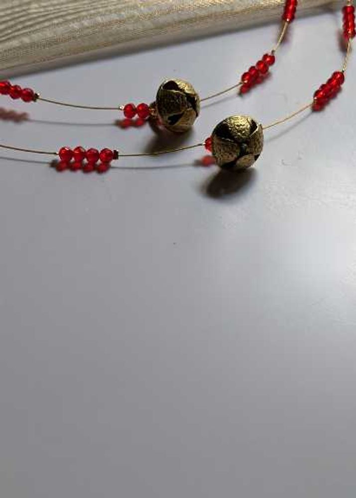 Red Beaded Necklace