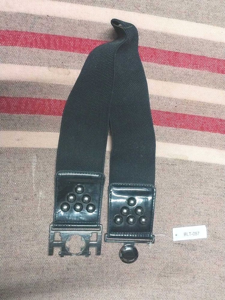 Black Studded Belt