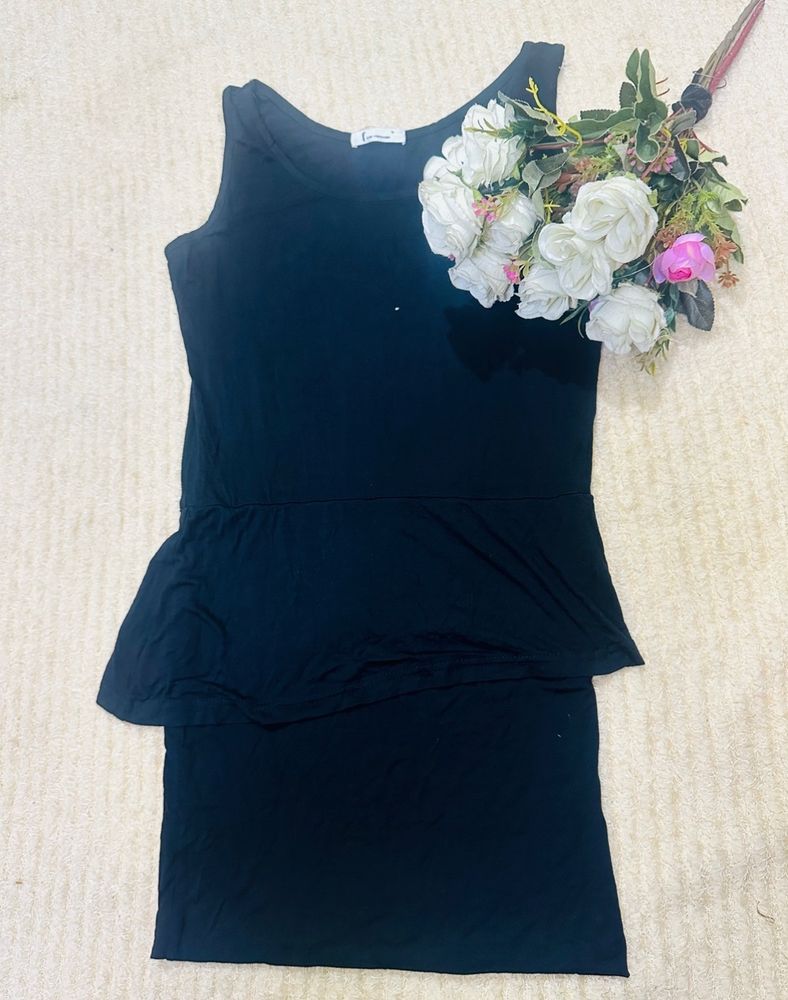 Black Short Dress For Gorls