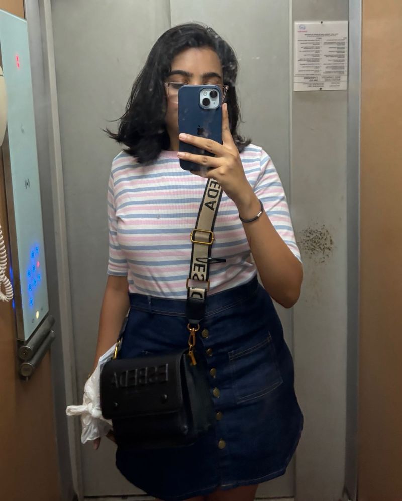 Mini Denim Skirt