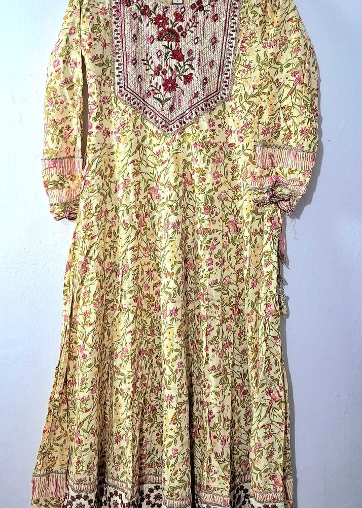 Floral Print Gown