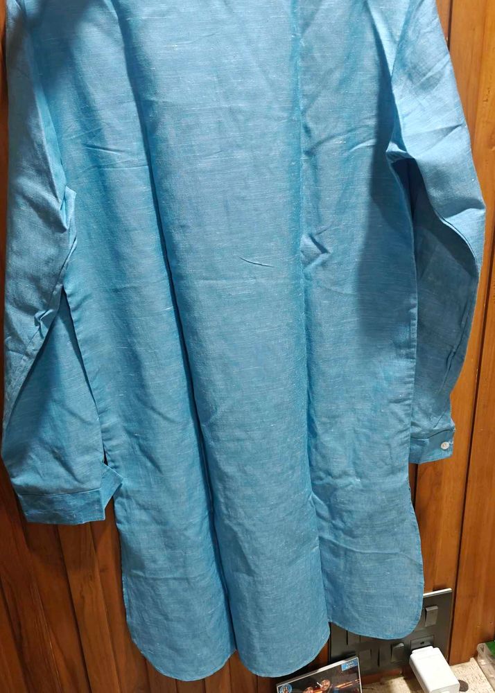 Men&#39;s linen blend kurta