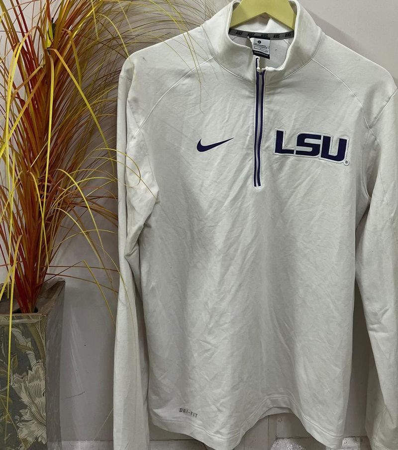 Nike LSU Quarter-Zip Pullover