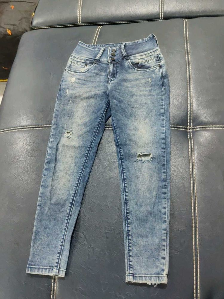 high waist Denim Jeans