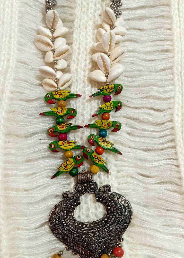 Traditional Neckless . Wear It On Cotton Saries