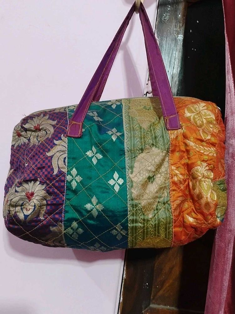 Colorful Patchwork Handbag