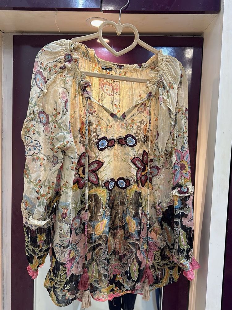 Branded Dubai Floral Print Top